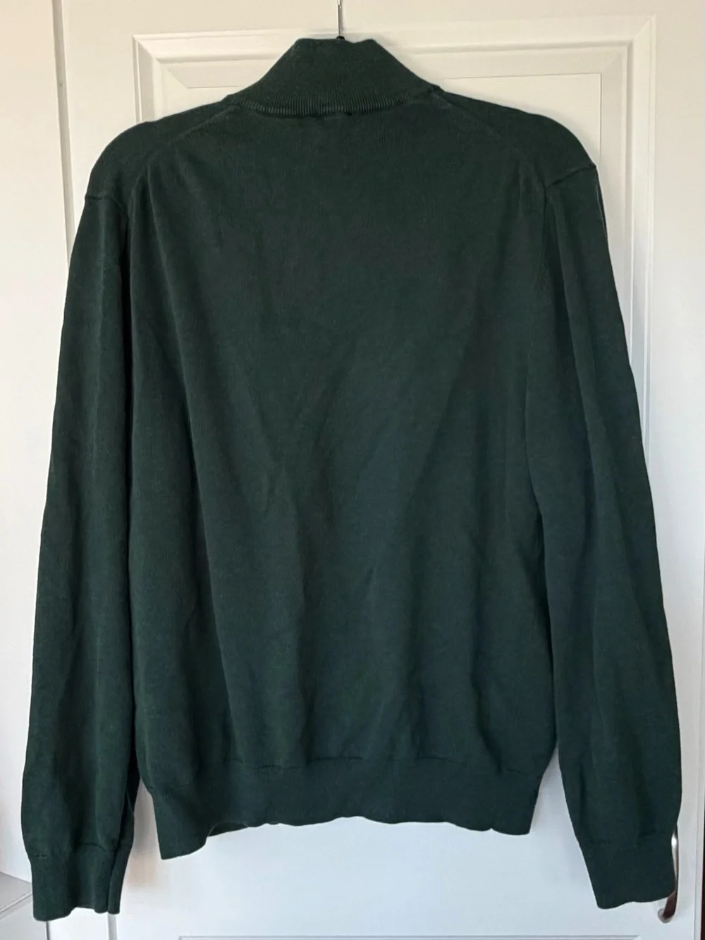 Jos. A. Bank Traveler Men’s XXL Pima Cotton Quarter Zip Pullover Sweater Green